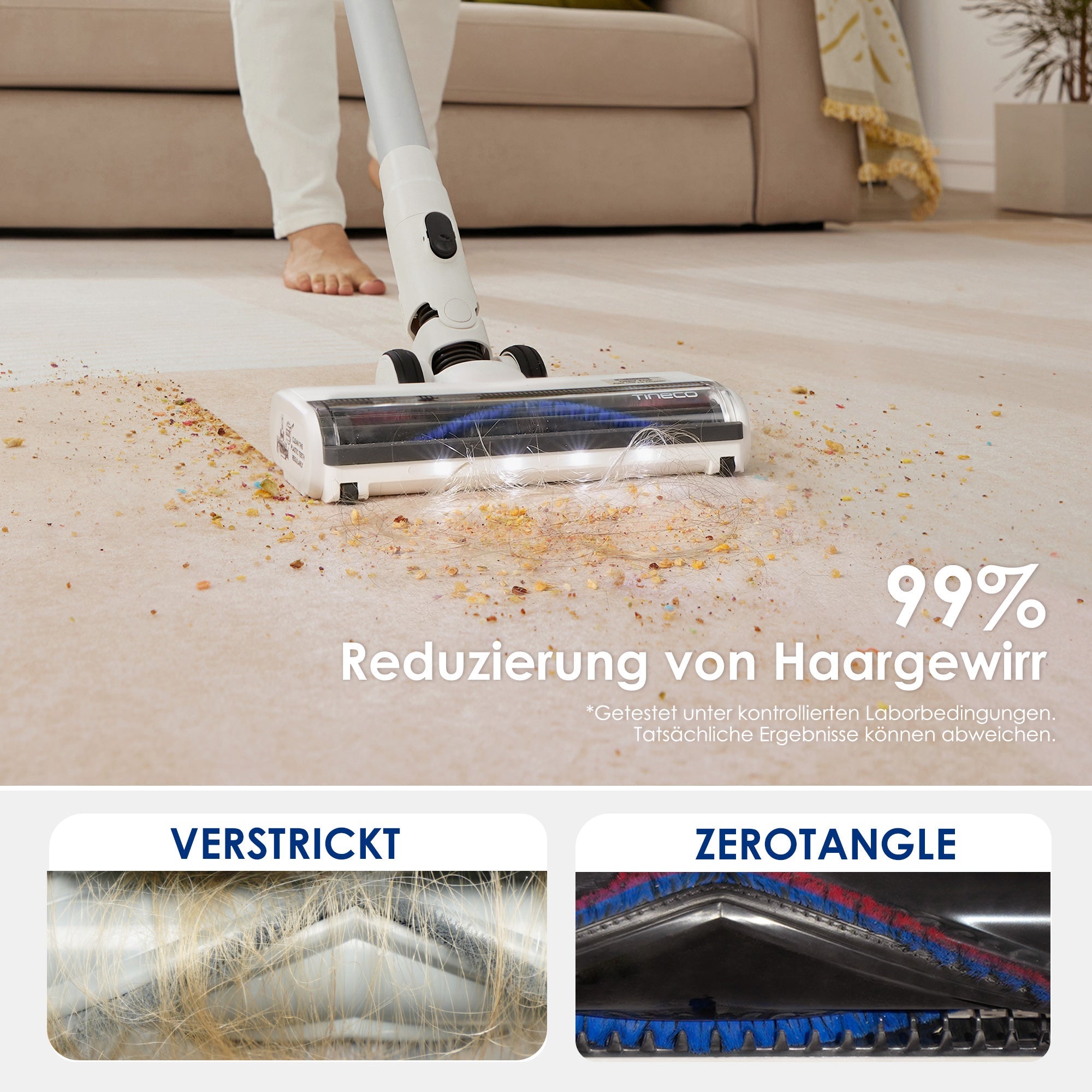 Elektrische Bürstenrolle Für Tineco A11 & Pure One S15 - Tierhaarentfernung